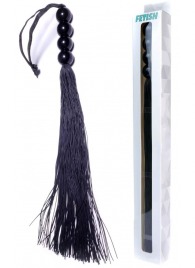 Черная силиконовая плеть - 37 см. - Boys of Toys - купить с доставкой в Домодедово