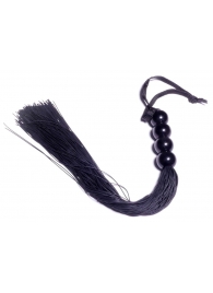 Черная силиконовая плеть - 37 см. - Boys of Toys - купить с доставкой в Домодедово