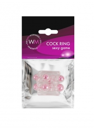 Прозрачная насадка на пенис с цветными шариками - Erowoman-Eroman - в Домодедово купить с доставкой