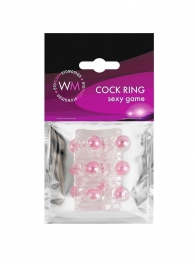 Прозрачная сквозная насадка на пенис с цветными шариками - Erowoman-Eroman - в Домодедово купить с доставкой