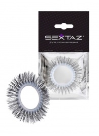 Круглое эрекционное кольцо с длинными «ресничками» - Sextaz - в Домодедово купить с доставкой