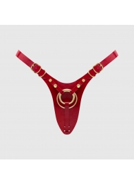 Красный пояс для фиксации насадок Strap-On-Me Leatherette Harness Fabulous - Strap-on-me - купить с доставкой в Домодедово
