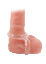 Прозрачное двойное эрекционное кольцо - Sex Expert - в Домодедово купить с доставкой