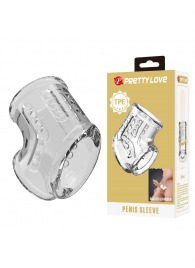 Прозрачная насадка на пенис и мошонку - Baile - в Домодедово купить с доставкой