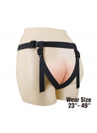 Черные трусики харнесс с платформой Caludio I - Baile - купить с доставкой в Домодедово