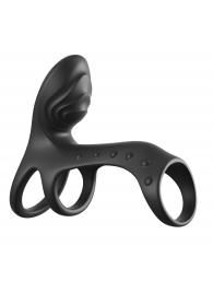 Черная насадка на пенис Ultimate Couples Cage Pro - Pipedream - в Домодедово купить с доставкой