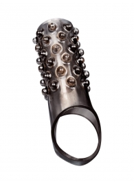 Дымчатая насадка на пенис с выпуклостями - 12 см. - Sex Expert - в Домодедово купить с доставкой