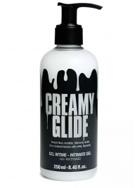 Лубрикант на водной основе Creamy Glide с консистенцией спермы - 250 мл. - Strap-on-me - купить с доставкой в Домодедово