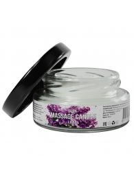 Массажная свеча «Сирень» - 50 мл. - SGAN - купить с доставкой в Домодедово