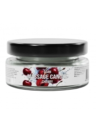 Массажная свеча «Спелая вишня» - 50 мл. - SGAN - купить с доставкой в Домодедово