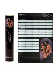 Плакат для двоих со скретч-слоем «БДСМ» - Сима-Ленд - купить с доставкой в Домодедово