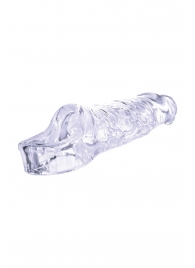 Прозрачная насадка-удлинитель Length Enhancer с подхватом - 16 см. - NMC - в Домодедово купить с доставкой