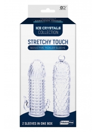 Набор из 2 прозрачных насадок на член Seductive Tickler Sleeves Set - NMC - в Домодедово купить с доставкой