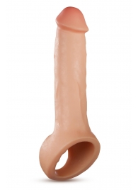 Телесная насадка-удлинитель Thrive 8.75 Inch Realistic Penis Extender Sleeve - 22,2 см. - Blush Novelties - в Домодедово купить с доставкой