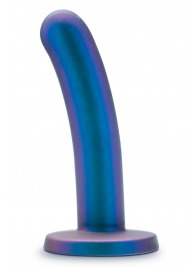 Синяя насадка с гладкой поверхностью Surrender 5.75 Inch Intermediate Pegging Dildo - 14,6 см. - Blush Novelties - купить с доставкой в Домодедово