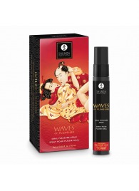 Оральный спрей Waves of Pleasure с ароматом клубники и шампанского - 20 мл. - Shunga - купить с доставкой в Домодедово