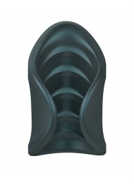 Серый сквозной мастурбатор с вибрацией Manwan Starter - Manwan - в Домодедово купить с доставкой