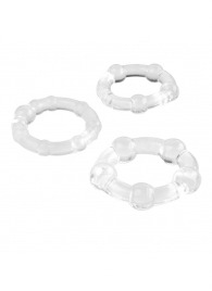 Набор из 3 эрекционных прозрачных колец - Boys of Toys - в Домодедово купить с доставкой