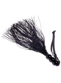 Черная силиконовая плетка - 25,4 см. - Boys of Toys - купить с доставкой в Домодедово