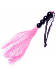 Розовая силиконовая плеть - 35,5 см. - Boys of Toys - купить с доставкой в Домодедово