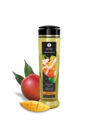 Массажное масло для тела Luscious Mango с ароматом манго - 240 мл. - Shunga - купить с доставкой в Домодедово