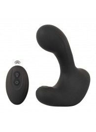 Черная анальная вибропробка с функцией расширения RC Butt Plug with 3 functions - Orion - в Домодедово купить с доставкой