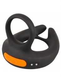 Черный вибростимулятор мошонки RC Scrotum Stimulator with Vibration - Orion - в Домодедово купить с доставкой