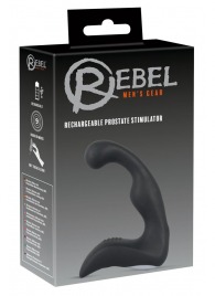 Черный перезаряжаемый стимулятор простаты с вибрацией - 14,6 см. - Orion - в Домодедово купить с доставкой