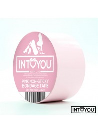 Розовый скотч для фиксации Non-Sticky Bondage Tape - 15 м. - Intoyou - купить с доставкой в Домодедово