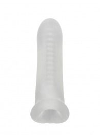 Белый фаллоудлинитель Striker - 13,5 см. - Lola Games - в Домодедово купить с доставкой