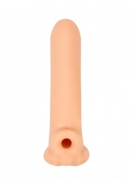 Телесный фаллоудлинитель Titan - 16,5 см. - Lola Games - в Домодедово купить с доставкой