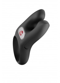 Черное эрекционное виброкольцо Nos - Fun Factory - в Домодедово купить с доставкой