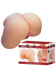 Телесный мастурбатор с 2 любовными отверстиями Olivia - Baile - в Домодедово купить с доставкой