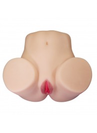 Телесный мастурбатор Julia с 2 любовными каналами - Baile - в Домодедово купить с доставкой