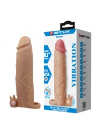 Телесная насадка на пенис Xerxes - 22 см. - Baile - в Домодедово купить с доставкой