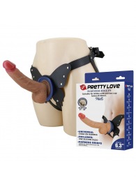 Поясной страпон Wells: трусики в форме бабочки и фаллоимитатор-насадка - Baile - купить с доставкой в Домодедово