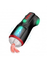 Интерактивный мастурбатор Raven с вакуумом, вибрацией и подсветкой - Shots Media BV - в Домодедово купить с доставкой