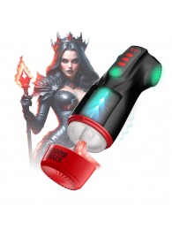 Интерактивный мастурбатор Raven с вакуумом, вибрацией и подсветкой - Shots Media BV - в Домодедово купить с доставкой