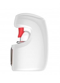 Белый мастурбатор с язычком и возвратно-поступательными движениями - Secwell - в Домодедово купить с доставкой