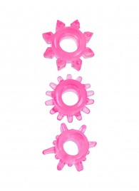 Комплект из трех розовых эрекционных колец - Erowoman-Eroman - в Домодедово купить с доставкой