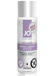 Лубрикант на водной основе для женщин JO AGAPE LUBRICANT ORIGINAL - 60 мл. - System JO - купить с доставкой в Домодедово