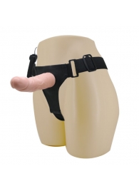 Реалистичный страпон-фаллоимитатор на трусиках Ultra Passionate Harness - 15 см. - Baile - купить с доставкой в Домодедово