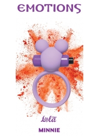 Сиреневое эрекционное виброколечко Emotions Minnie - Lola Games - в Домодедово купить с доставкой