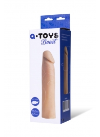 Реалистичная насадка с ярко выраженной головкой - 16,5 см. - A-toys - в Домодедово купить с доставкой