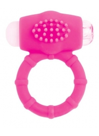Розовое эрекционное виброкольцо A-toys - A-toys - в Домодедово купить с доставкой