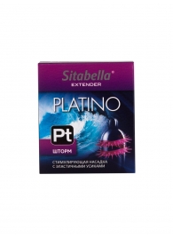 Стимулирующая насадка со спиралью из усиков Platino  Шторм - Sitabella - купить с доставкой в Домодедово