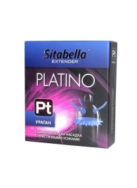 Стимулирующая насадка с усиками и шипиками Platino  Ураган - Sitabella - купить с доставкой в Домодедово