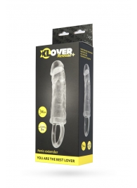 Прозрачная насадка с петлёй для фиксации - 14 см. - ToyFa - в Домодедово купить с доставкой