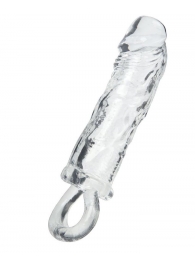 Прозрачная насадка с петлёй для фиксации - 14 см. - ToyFa - в Домодедово купить с доставкой