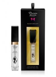 Стимулирующий блеск для губ Baiser Brulant Gloss Plaisirs Secrets - 7 мл. - Plaisir Secret - купить с доставкой в Домодедово